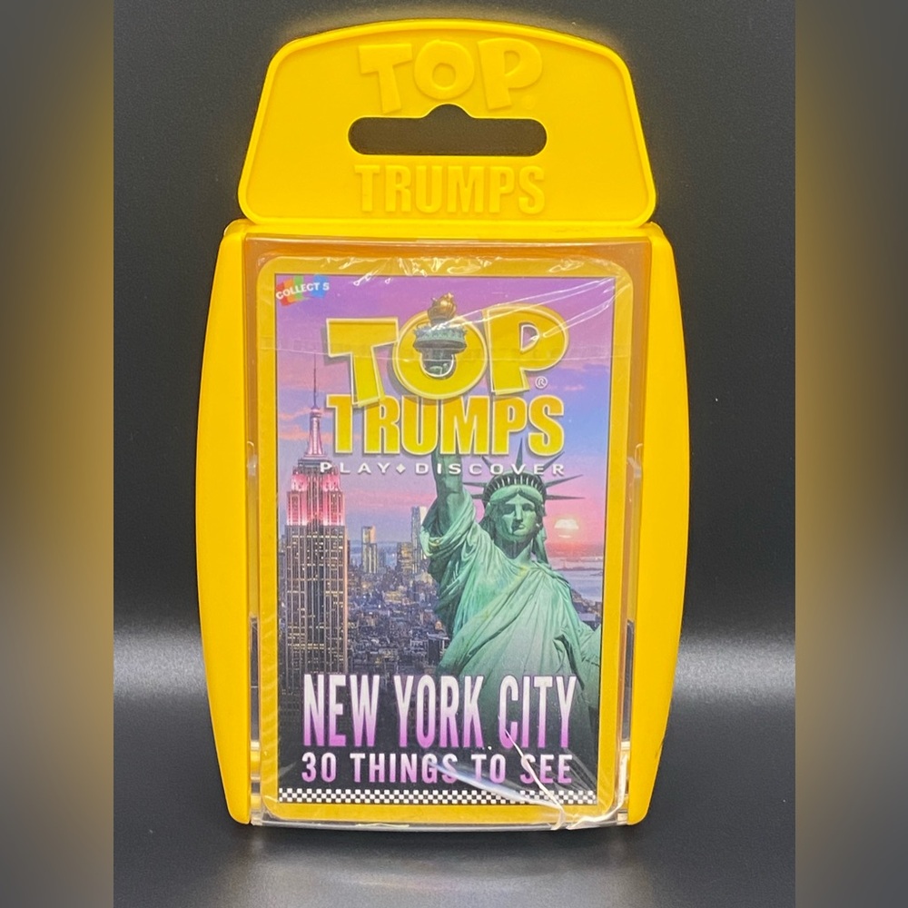Top Trumps Play ~Discover Card Game New York City 30 Things To See Age 6+